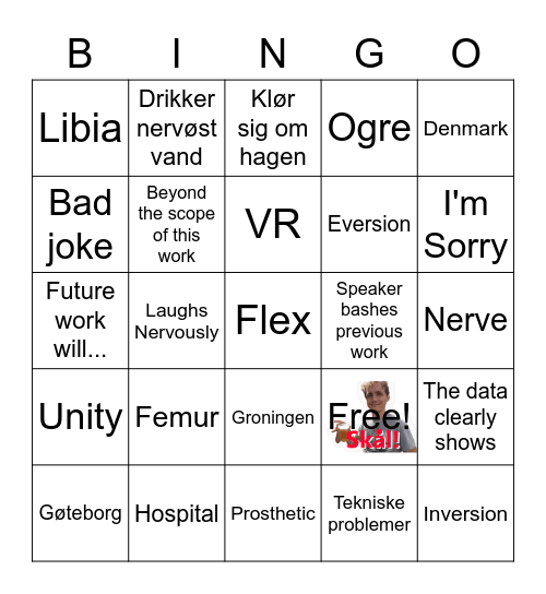 Morder PHD Bingo Card