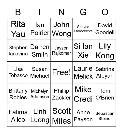 AdminOps Breakout Bingo Card