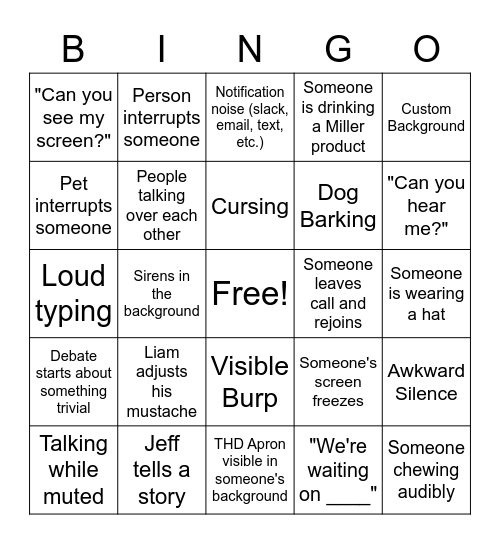 Get Hype Bingo Session Bingo Card