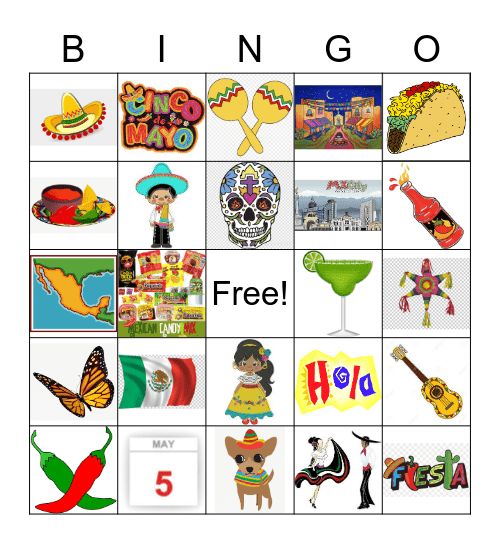 Cinco de Mayo @ TILL Bingo Card