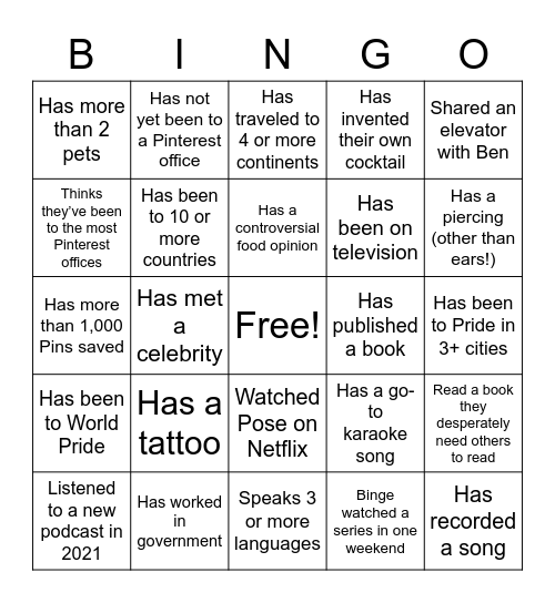 Pilipinos x Pinwheels Bingo Card