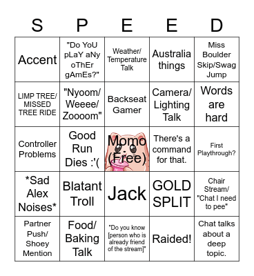 Alexandralynne on Twitch Bingo Card