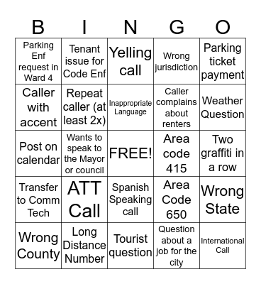 Reno Direct Bingo Card