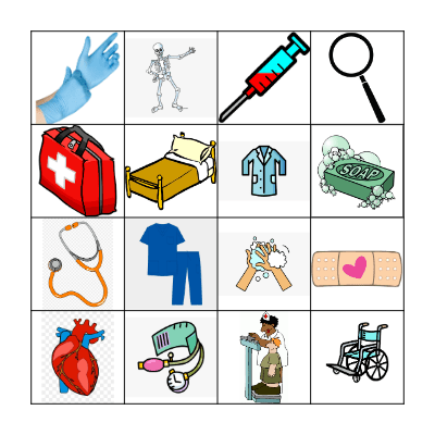 Medical Bingo Card