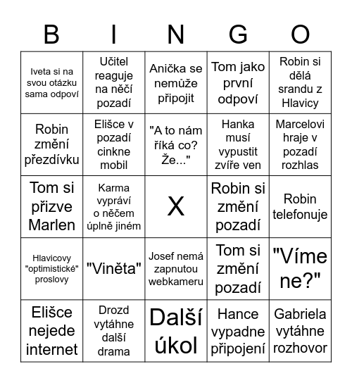 RTDS top bingo Card