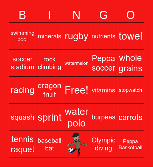 PE BiNgO! #2 Bingo Card