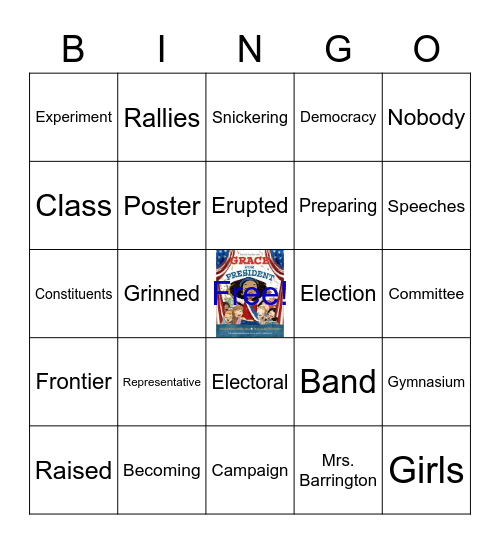 Grace For President Bingo Card