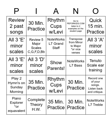 Luke - Round 4 Bingo Card
