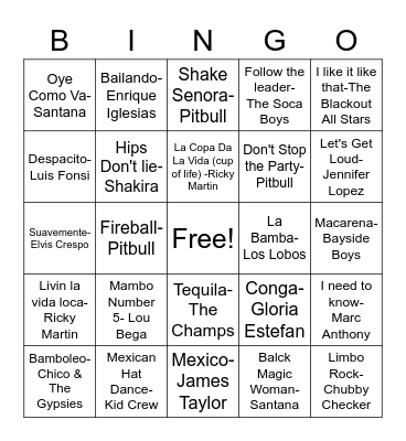 DD33 Cinco De Mayo Bingo! Bingo Card