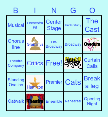 It's Showtime! Bingo Card
