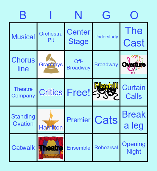 It's Showtime! Bingo Card