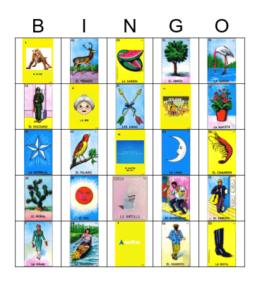 Loteria Bingo Card