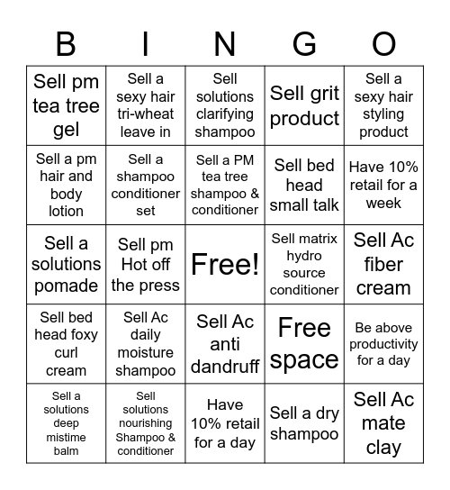 BoGo bingo Card