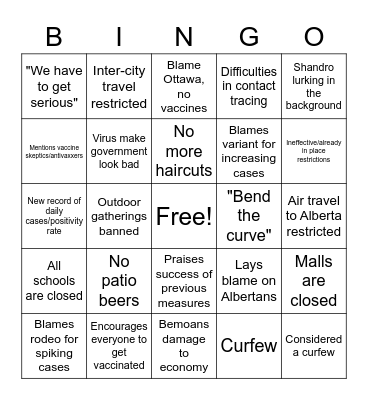 KENNNEYYYYYY Bingo Card