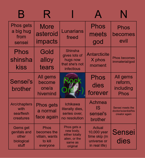 HNK BINGO Card