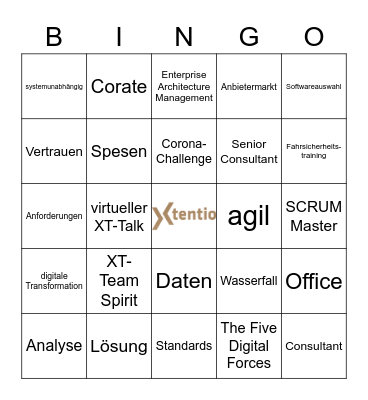 XT-BINGO Card