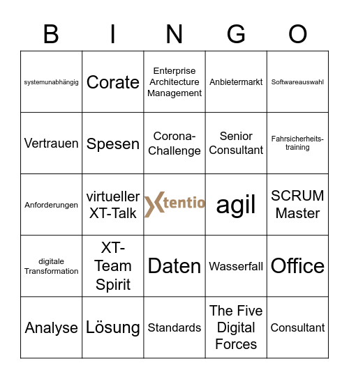 XT-BINGO Card