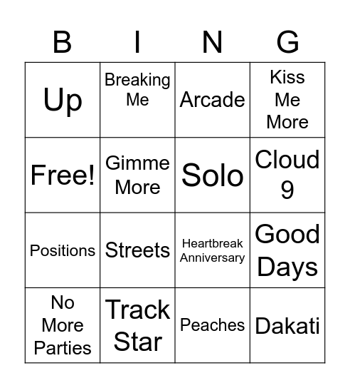 Marketing Club Bingo Card