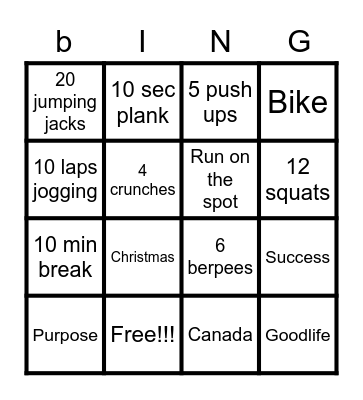 #1 dub Bingo Card