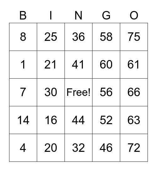 Bingo Card Carl Dungca Bingo Card