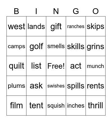 WRS Step 2.2 Bingo Card