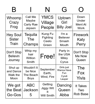 Block Party R2 Bingo Card