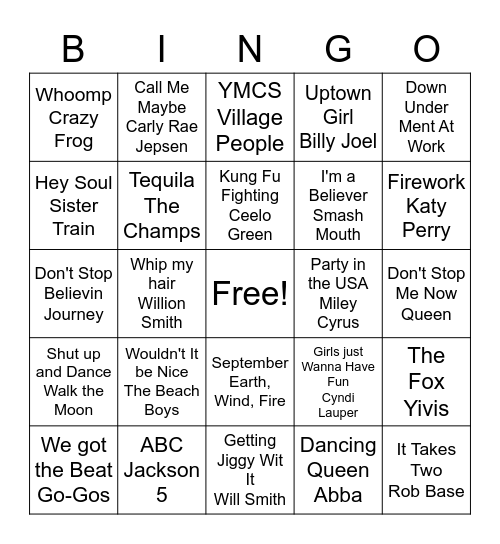Block Party R2 Bingo Card