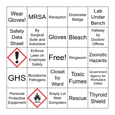 BINGO! - OSHA EDITION Bingo Card
