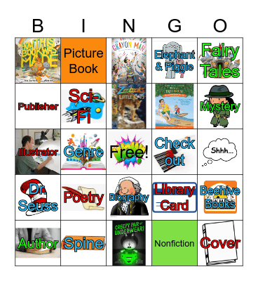 Library Bingo Card