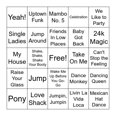FIESTA Bingo Card