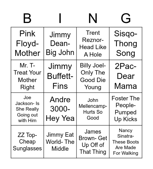 Coverall Bingo Card