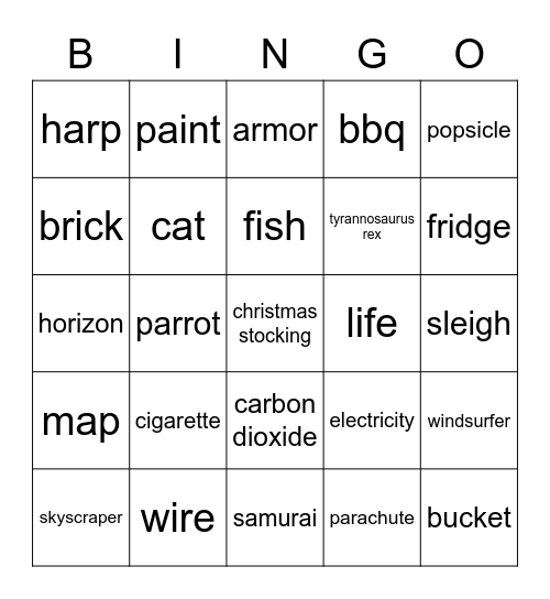 Little Alchemy 2 Bingo #4 Bingo Card