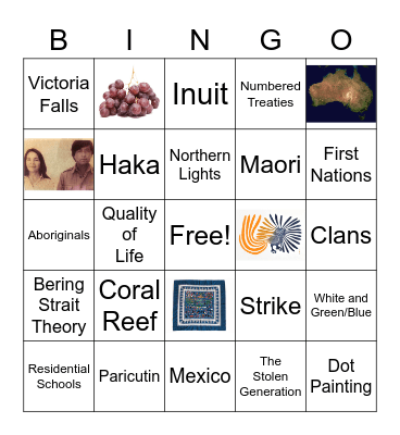Social Studies Review 2021 Bingo Card