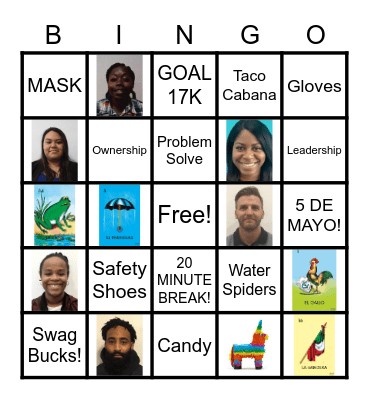 DPA7 Bingo Card
