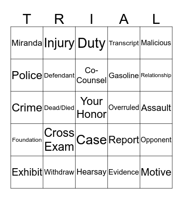 Themis Spectator Challenge Bingo Card