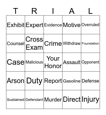 Themis Spectator Challenge Bingo Card