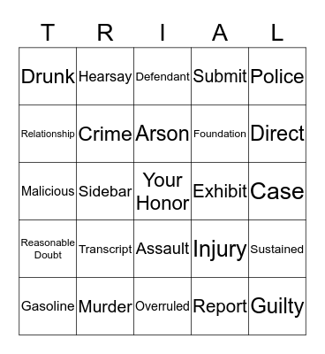 Themis Spectator Challenge Bingo Card