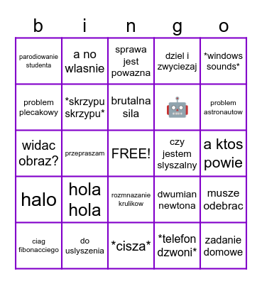 kazde asd tldr Bingo Card
