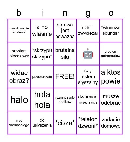 kazde asd tldr Bingo Card