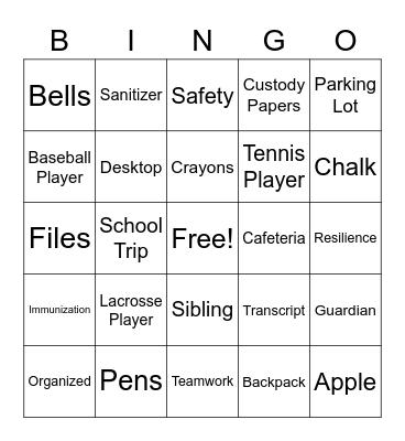 Administrative Assistants! Bingo Card