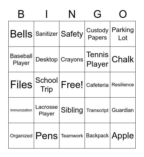 Administrative Assistants! Bingo Card