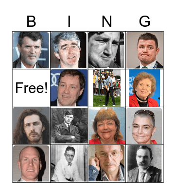 L&D - Irish People Bingo Card