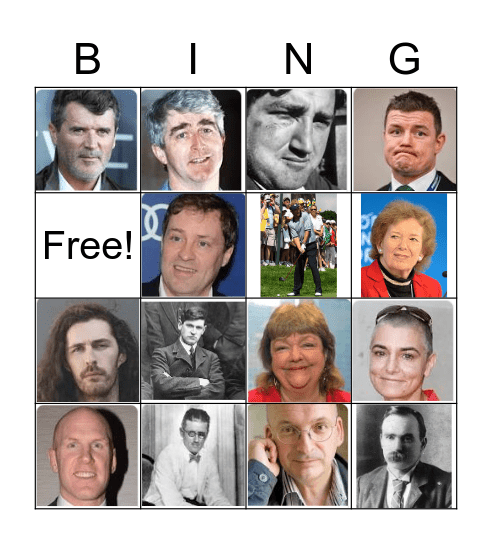 L&D - Irish People Bingo Card