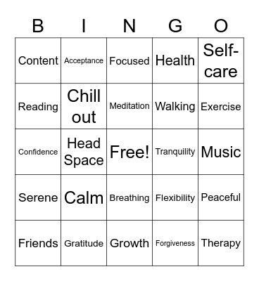 TriPlus Bingo Card