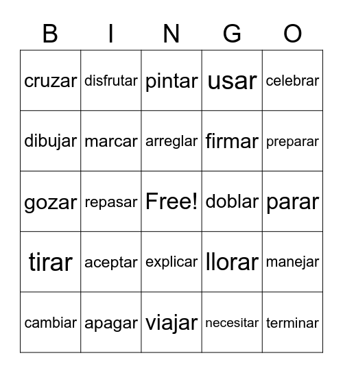 7.2 vocab REVIEW Bingo Card