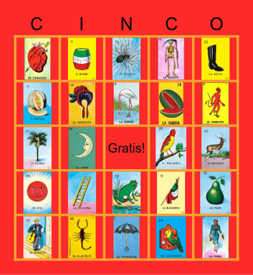 La Loteria Bingo Card