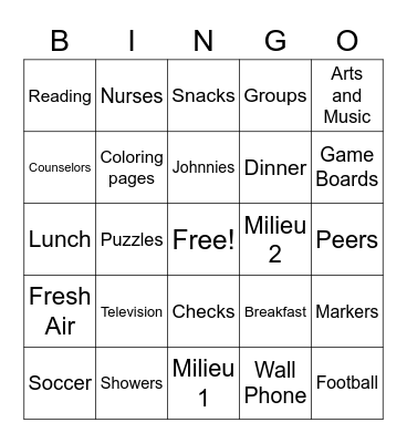 Epstein 5 Bingo Card