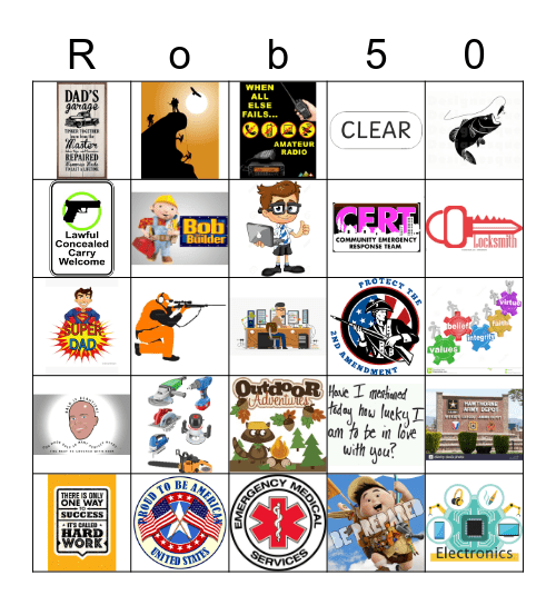 Birthday Boy Bingo Card