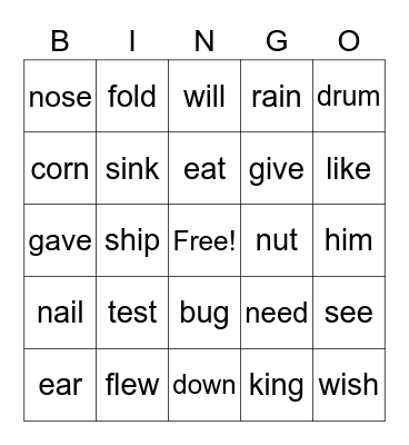 Empower Bingo Keywords May 2021 Bingo Card