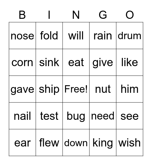 Empower Bingo Keywords May 2021 Bingo Card